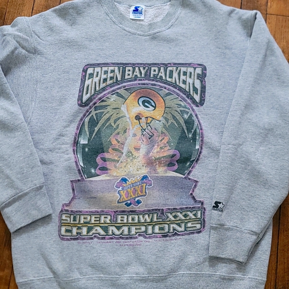 Vintage starter Packers superbowl 31 sweatshirt